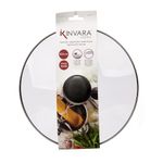 Tapadera de Vidrio Templado con Perilla Negra 24 Cm