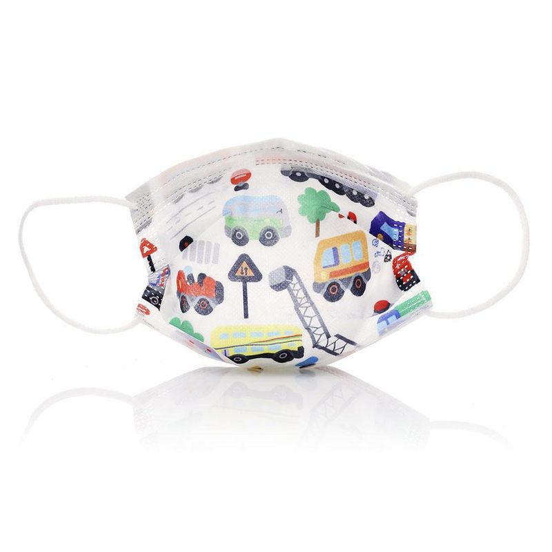 Mascarilla Desechable Para Niños Transportes - Koala