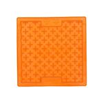 Plato Naranja Plano - Lickimat