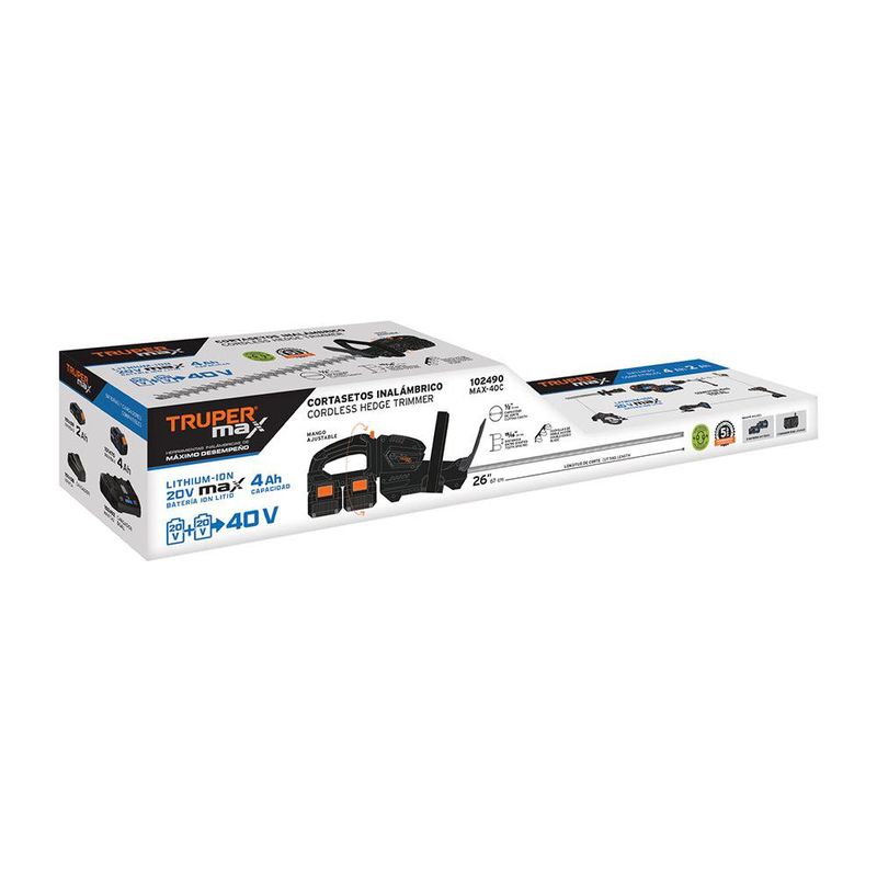 Kit de Cortasetos Inalámbrico 13 Mm 40V