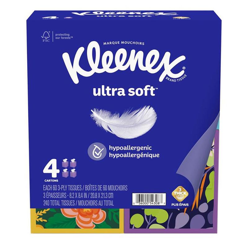 Caja de Paños Ultra Suaves 240 Unidades - Kleenex