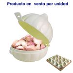 Porta Ajo Blanco Plástico