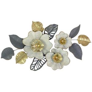 Placa de Pared con Flores