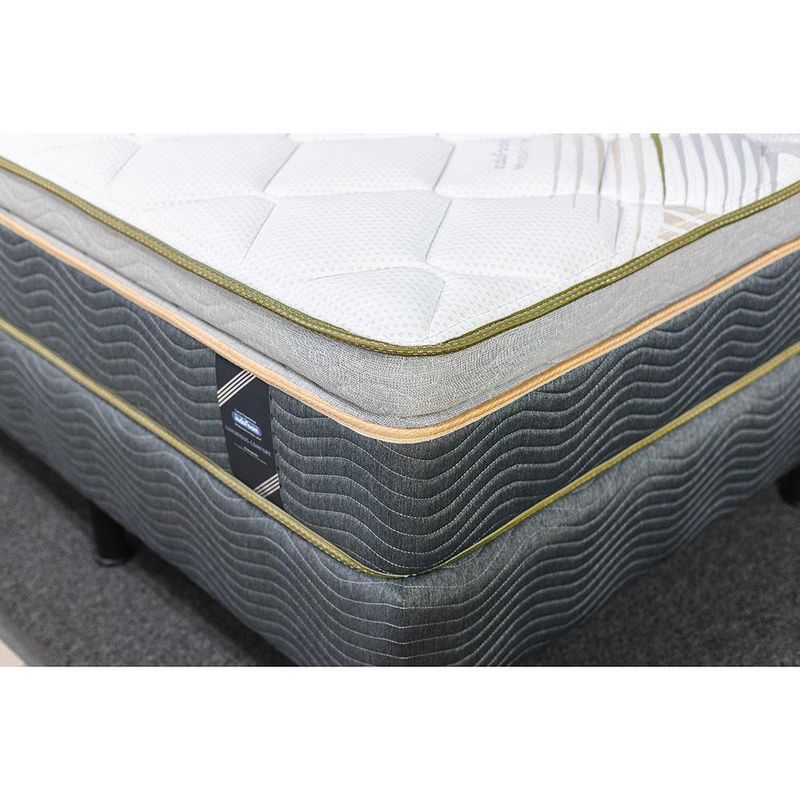 Set De Cama Colchón + Base Luxurious - Indufoam Varios Tamaños