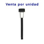Estaca Solar Led Negra 14 Plg