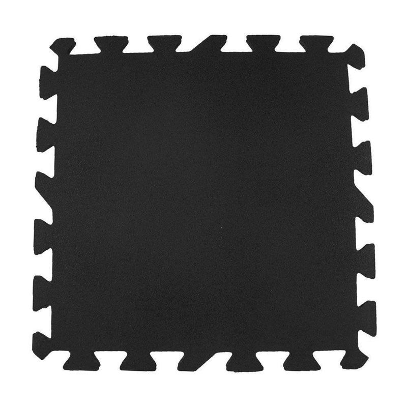 Piso Antishock  49 X 49 Cm Entrelazable Negro - Reciavan