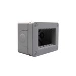 Caja 3 Módulos IP40 Gris Matix Go
