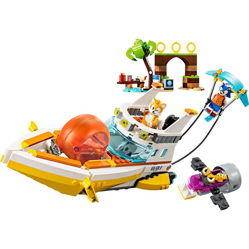 Set Lego Sonic Lancha de Aventura de Tails 393 Pzas