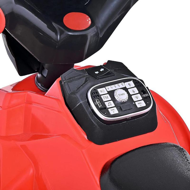 Cuatrimoto para Niños Eléctrica 12 V Roja
