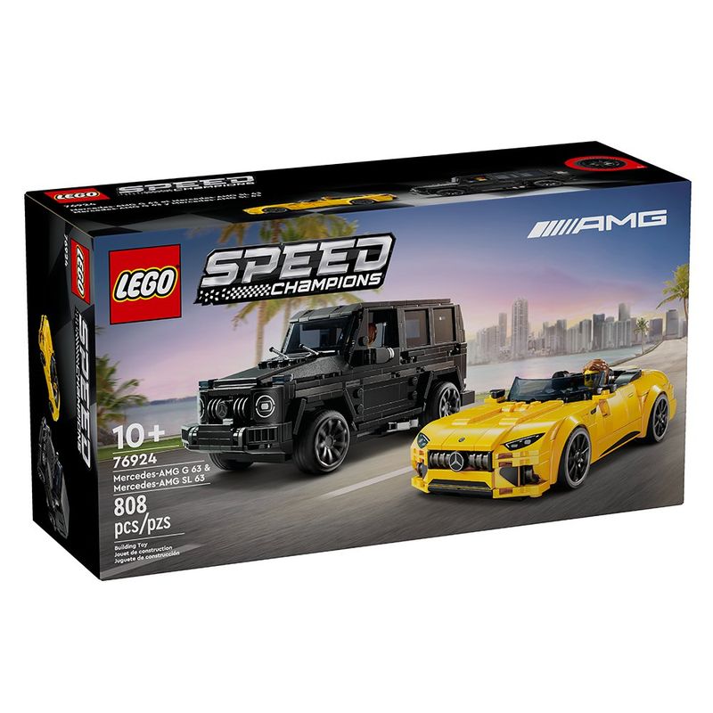 Mercedes AMG G 63 y Mercedes AMG SL 63 de 808 Pzas - Lego