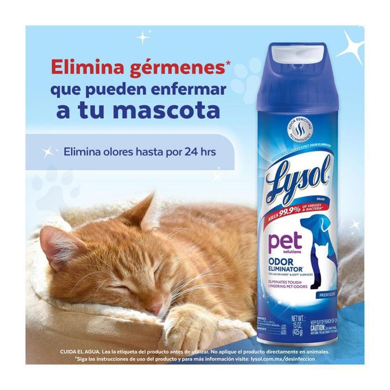 Eliminador de Olores en Aerosol 15 Oz - Lysol
