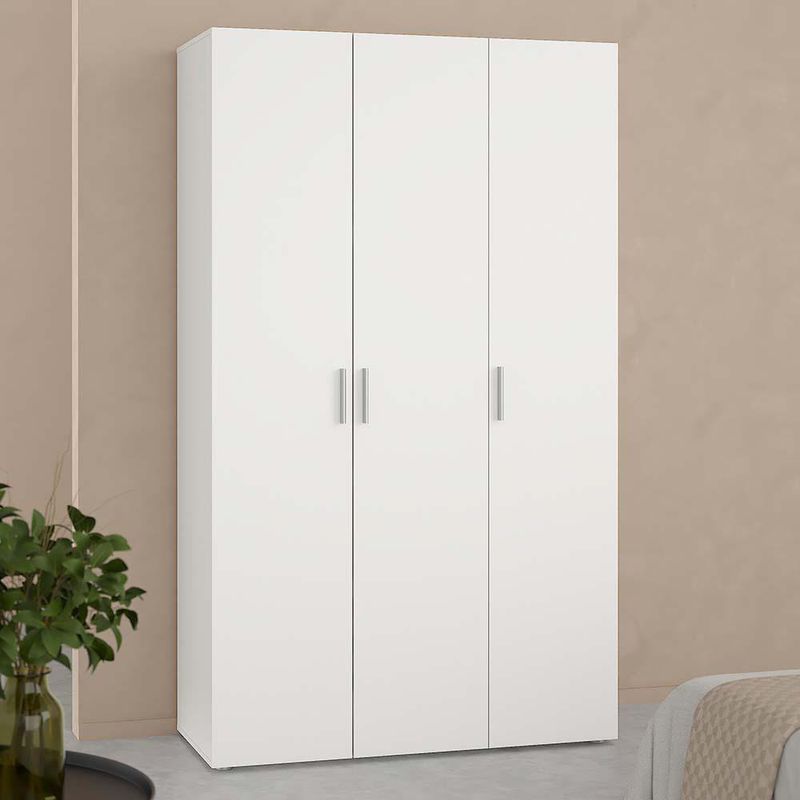 Armario Turin Blanco de 3 Puertas