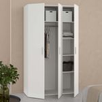 Armario Turin Blanco de 3 Puertas