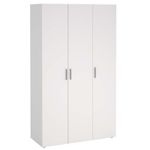 Armario Turin Blanco de 3 Puertas