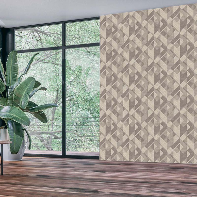 Papel Tapiz Carlo Beige 0.53 x 10.05 M