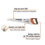 Serrucho Rapid 22 Plg , 7 Dientes por Pulgada, Mango Comfort Grip