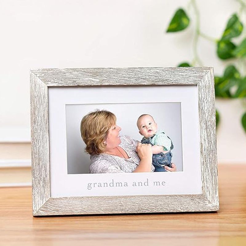 Marco de Fotos Abuela y Yo Acabado Madera Blanca