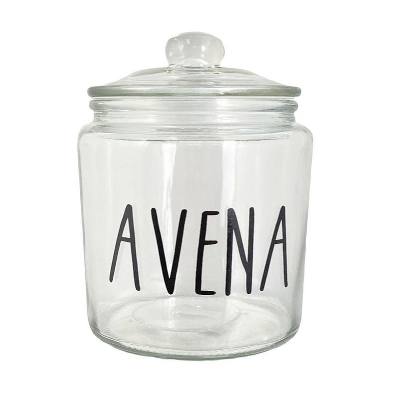 Frasco para Avena con Tapa 900 Ml