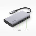 Hub Multiconector 4 en 1