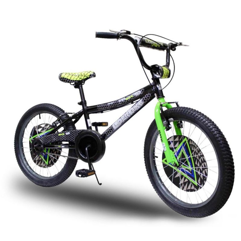 Bicicleta Bl50 Para Niño Rin 20 Color Verde - Lider Bike