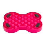 Plato Rosado en Forma de Hueso - Lickimat