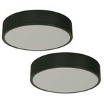 Set de 2 Plafones Modernos Negro