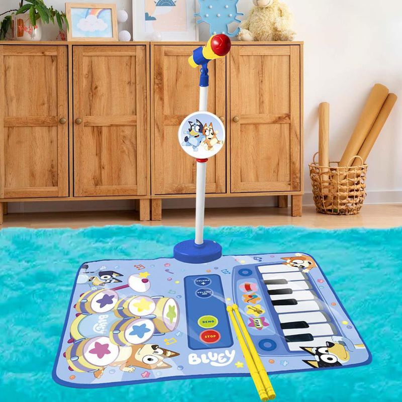 Alfombra Batería Infantil con Sonidos Reales