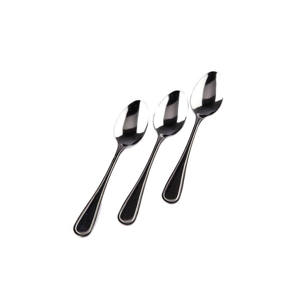 ARCOS Toscana Juego de 3 Tenedores Monoblock de Acero Inoxidable de 200mm,  Set de Tenedores para el Servicio en Mesa de Estilo Elegante y Clásico,  Color Plata : : Hogar y cocina