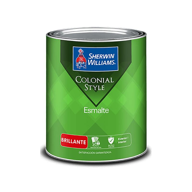 Esmalte Colonial Rojo Quemado 1/4 Gal - Sherwin Williams