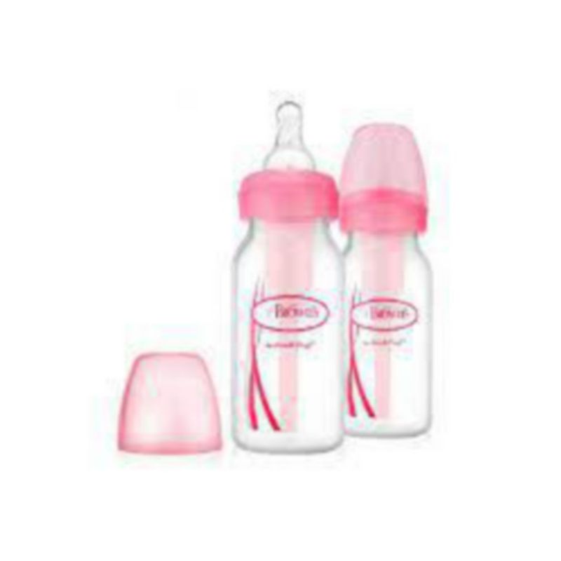 Biberones Dr Brown´s Options Estándar 2 Piezas 250ml Color Rosa 0m+ Nivel 1