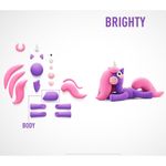 Plastilina Interactiva Unicornio Lighty 3 Botes