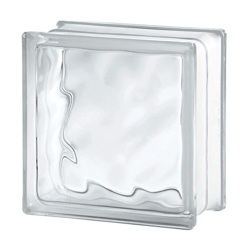 Block de Vidrio Cloudy Clear 19X19X8 Cm - Jinchua