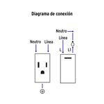 Tomacorriente y 2 Interruptores 1 Modulo Lisboa Blanco - Volteck