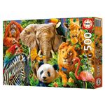 Puzzle Wild Animal Collage 500 Pzas