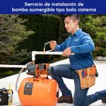 Instalación Bomba Sumergible Tipo Bala Para Cisterna