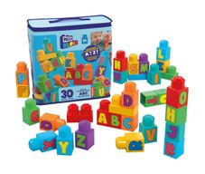 Bolsa de construcción ABC Mega Bloks 30 Pzas