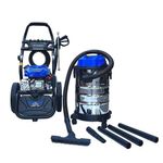 Combo Hidrolavadora a Gasolina Axial 2700 PSI y Aspiradora 3 En 1 30 L