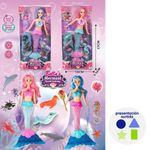 Muñeca Sirena con Luces y Sonido