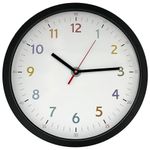 Reloj de Pared 12 Plg Negro