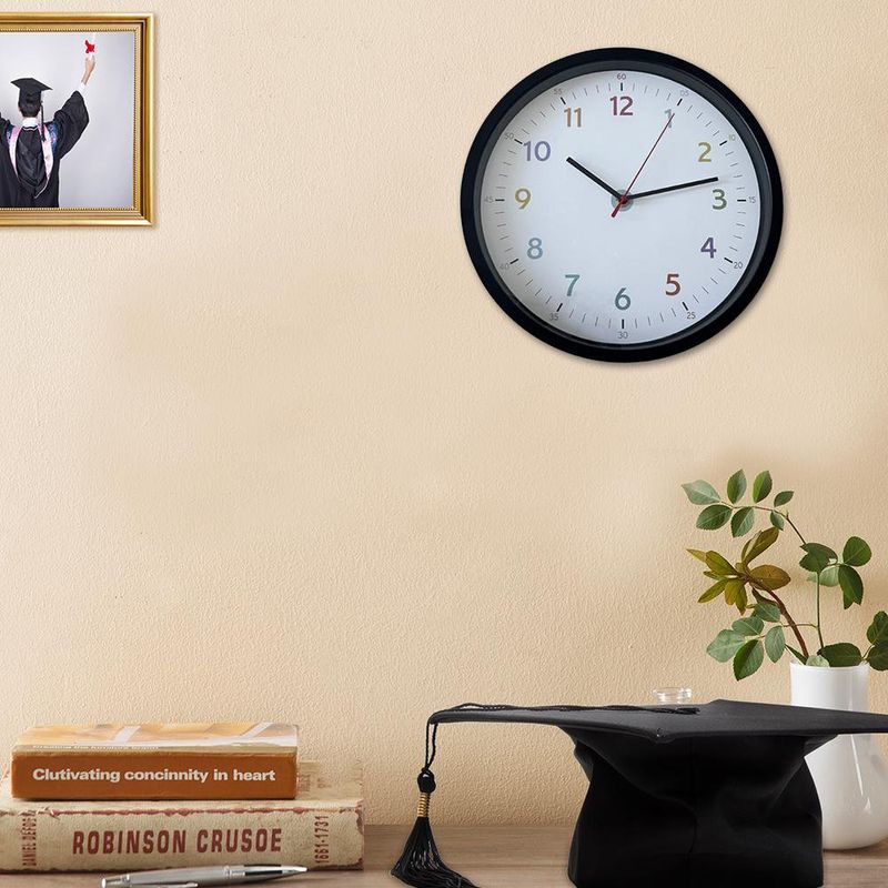 Reloj de Pared 12 Plg Negro