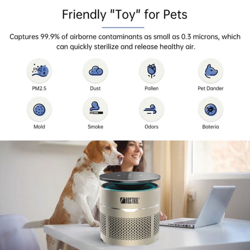 Mini Purificador de Ambiente para Escritorio