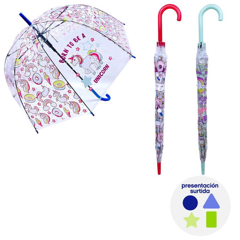 Sombrillas Infantiles 60 Cm Diseños Surtidos