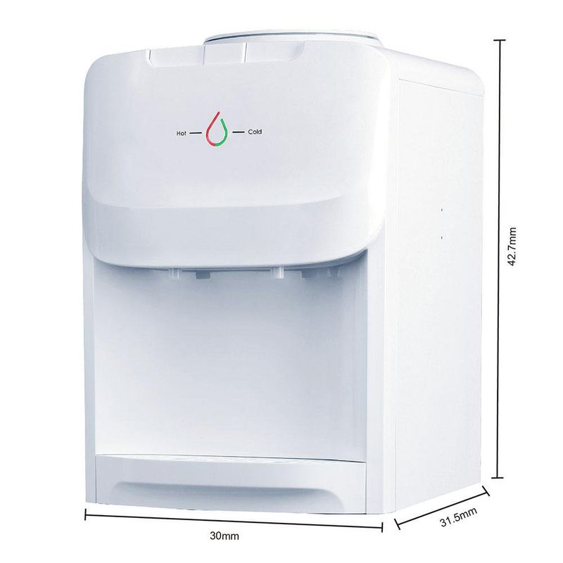 Dispensador de Agua de Mesa Blanco 2 Temps