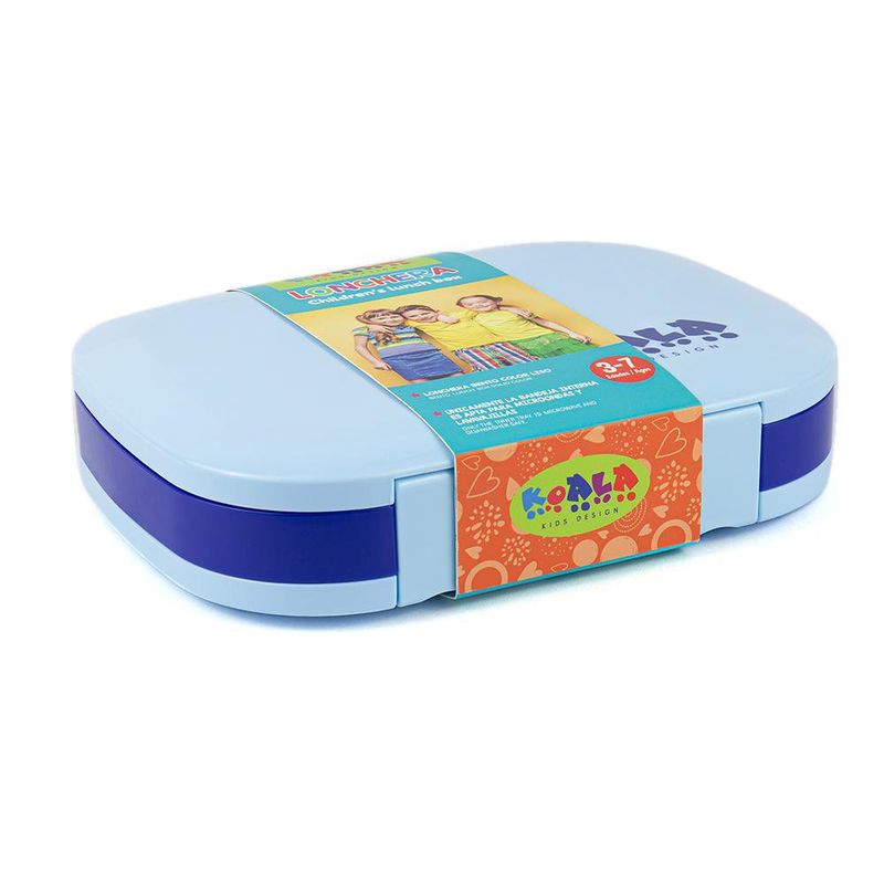 Lonchera Bento con Cubiertos para Niño Colores Surtidos