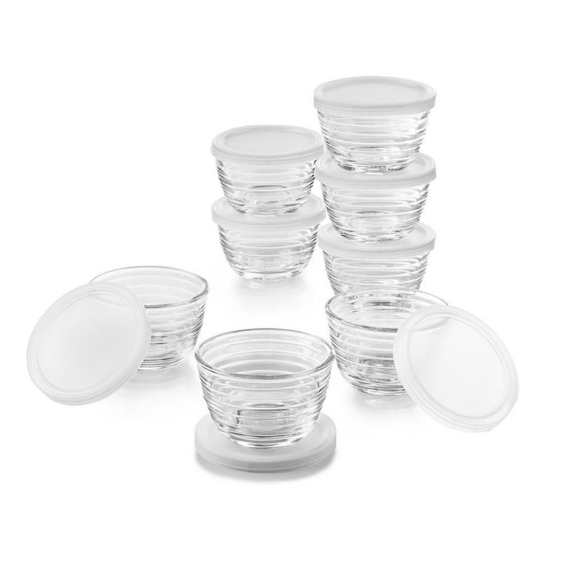 Set de Moldes de Vidrio para Flan