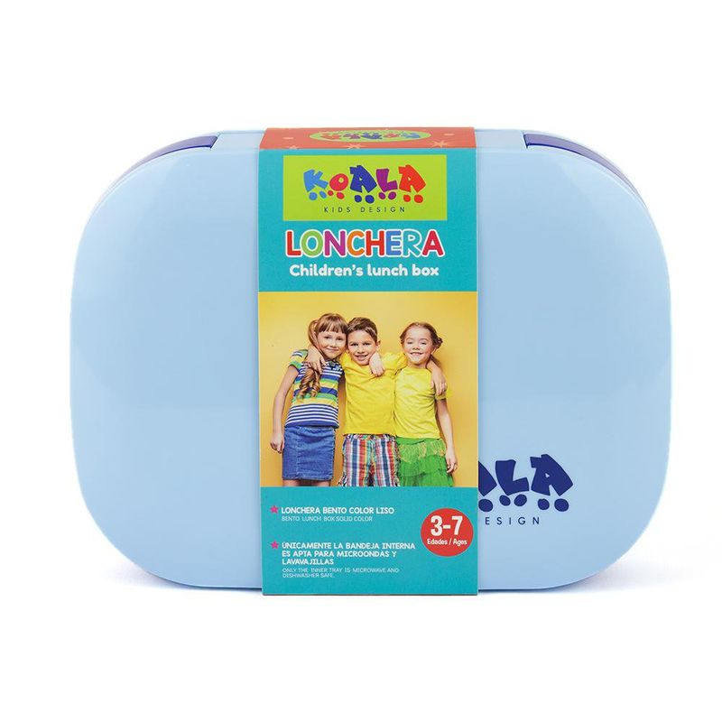 Lonchera Bento con Cubiertos para Niño Colores Surtidos