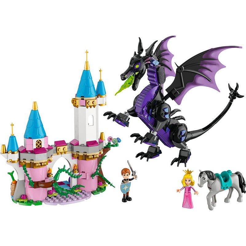 Set Lego Disney Castillo y Dragón de Maléfica de 583 Pzas