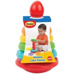Apilador Tipo Pastel con 5 Aros de Colores