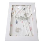 Pijama y Babero Estampado Ardilla - Varias Tallas