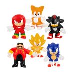 Set de 6 Figuras Minis de Sonic de Goo Jit Zu